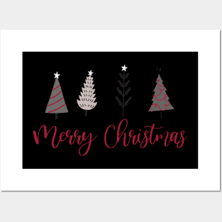 Merry Christmas tree 🌲 Christmas 🎄☃️ Santa Claus Papa Noel 2022 Posters and Art